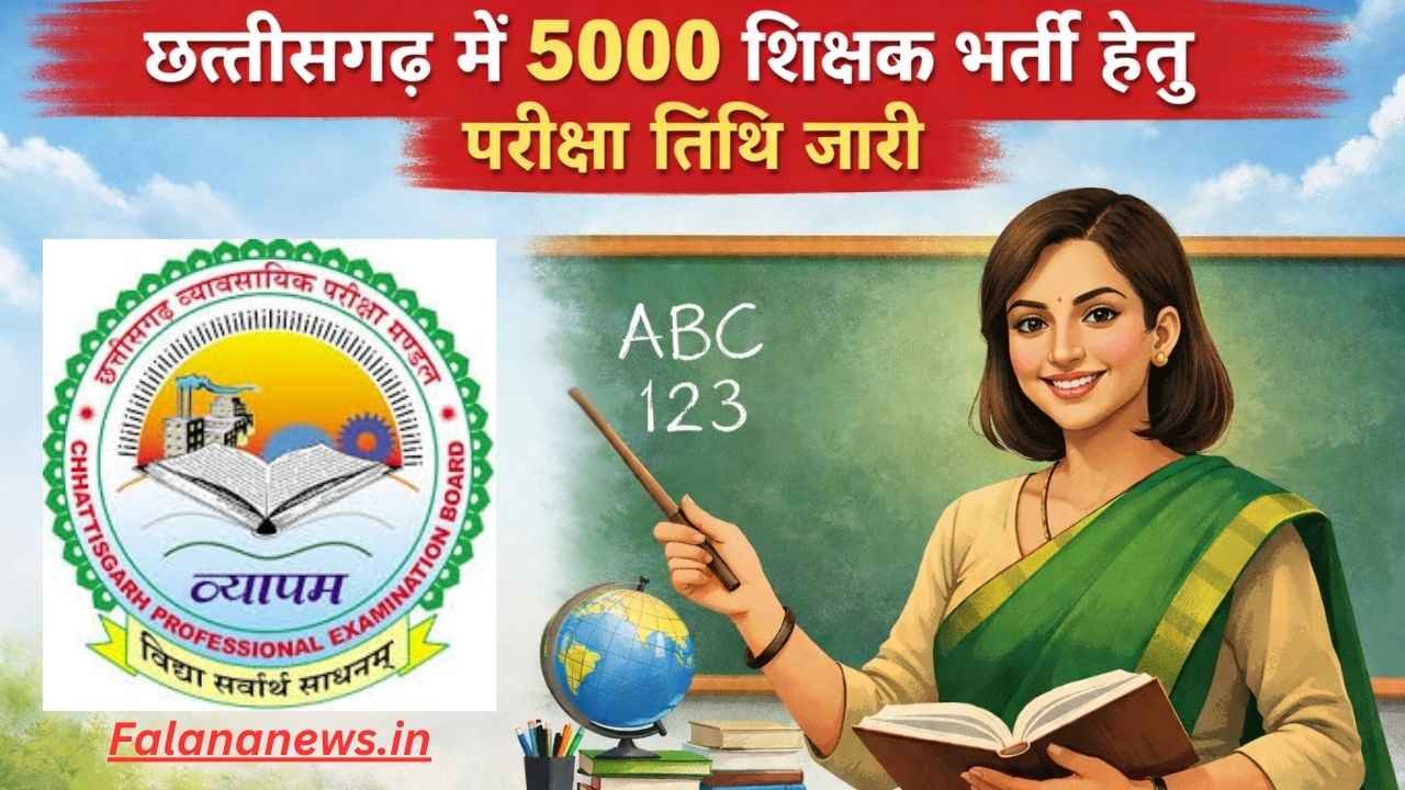 CG Teacher Vacancy News 2026